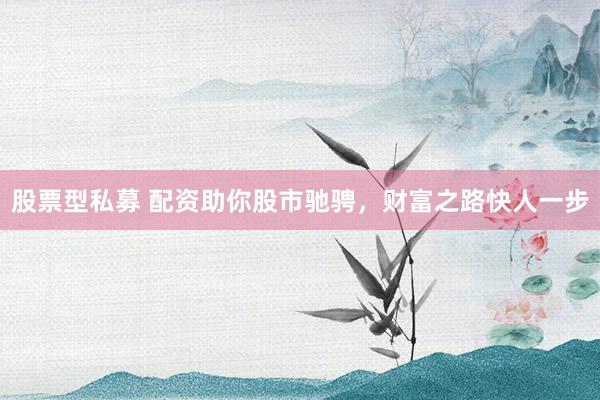 股票型私募 配资助你股市驰骋，财富之路快人一步